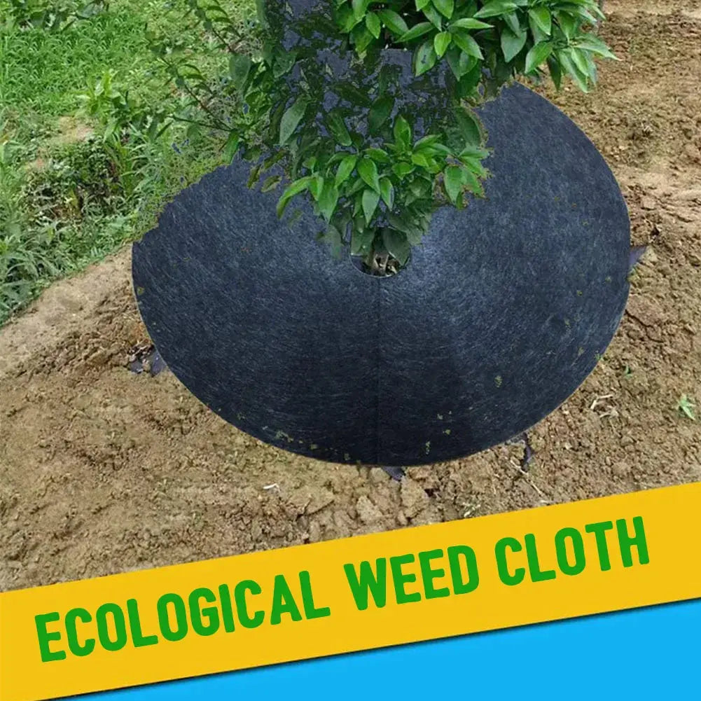 10pcs Block Moisturizing Round Ground Cover Tree Weed Control Fabric Mary's Garden Shed