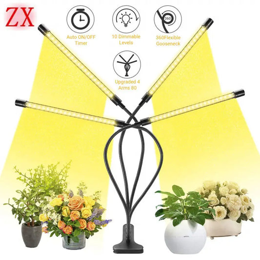 Plant Growth Lamp Foldable Indoor Plant Fill Light Mary's Garden Shed