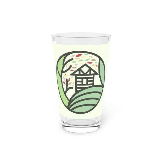 Pint Glass with Logo, 16oz Printify