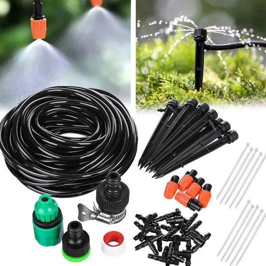 DIY Automatic Flower Drip Irrigation Set Mary's Garden Shed