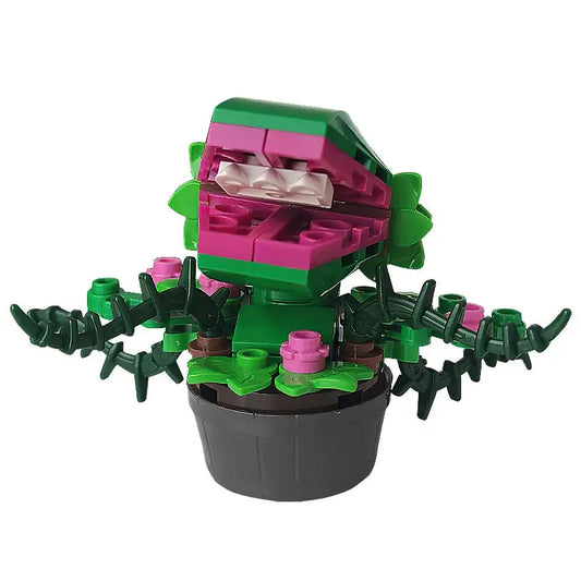 MOC Potted plants Cannibal Flowers Building Blocks For Movie Audrey II-Little Shop of Horrors Flowers Model Toys kids Xmas Gifts Mary's Garden Shed